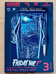 Horror Collectable Embossed Metal Wall Art